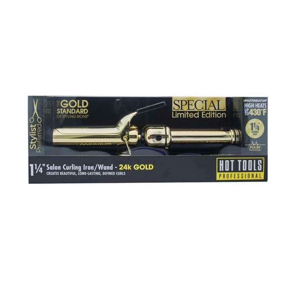 LunaWigs 1.25 inch Ceramic Tourmaline Coating Curling Iron with 5 Heat Settings
