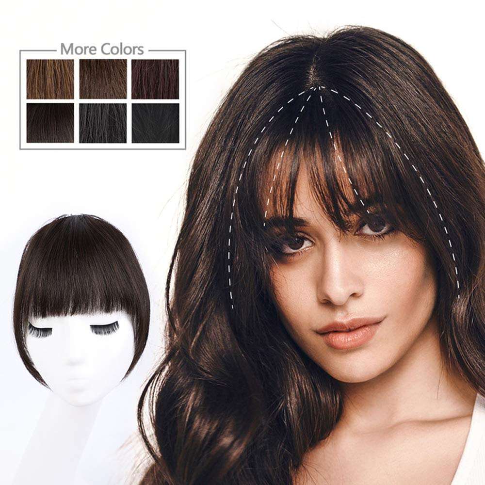 2024 HOT SALEš„ 45% OFF| Seamless 3D Clip-In Bangs Hair Extensions
