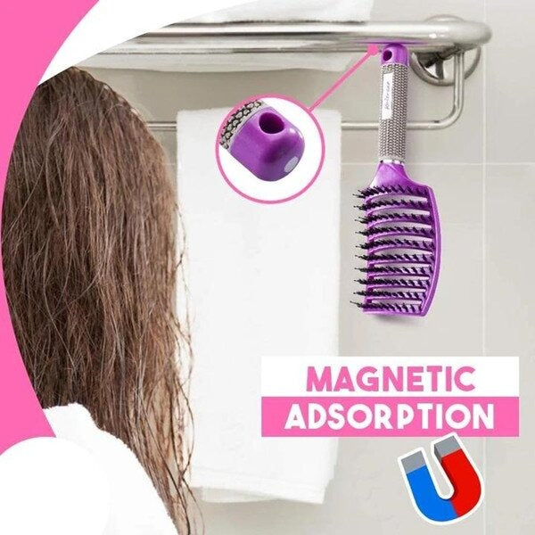 (Mother's Day HOT SALE-50% OFF) Detangler Bristle Nylon Hairbrush -Buy 2 Get Extra 10% OFF