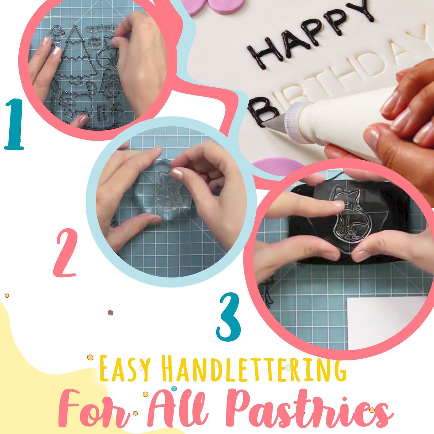 Alphabet Cake Stamp Set - SPECIAL SALE TODAY!!!🍰🍰
