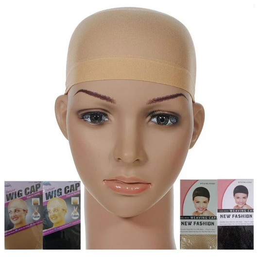 Mesh / Net Wig Cap Hat Nylon Stretch Elastic Snood 2Pcs