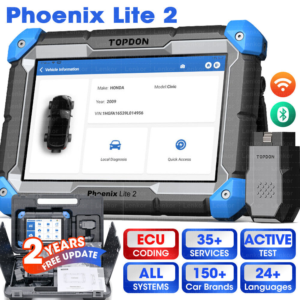 Get 80% off your first 100 units! 🔥TOPDON Phoenix Plus 2 Bidirectional Scan Tool with Battery Tester!
