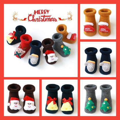 Christmas Gift For Baby🎁 100% Cotton Thick Cute Christmas Socks