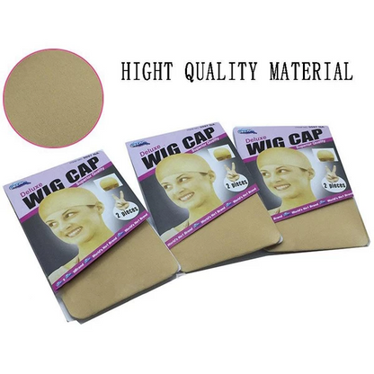 Mesh / Net Wig Cap Hat Nylon Stretch Elastic Snood 2Pcs