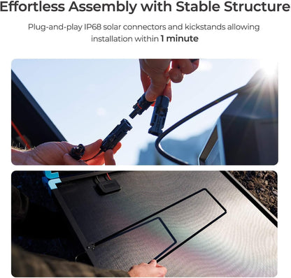 The Anker SOLIX PS400 Portable Solar Panel is on sale for a limited time! Quantities are limited!