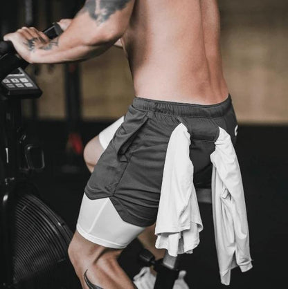🌊2-in-1 Double-layer Fitness Quick-drying Pants