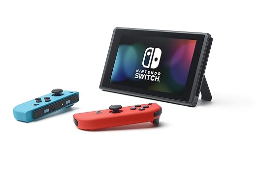 (Refurbished)Nintendo Switch with Neon Blue and Neon Red Joy‑Con