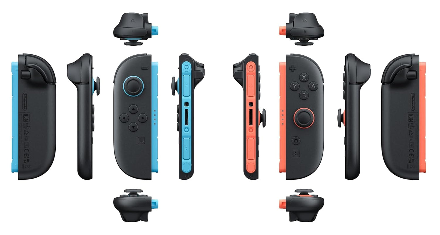 (Refurbished)Nintendo Switch with Neon Blue and Neon Red Joy‑Con