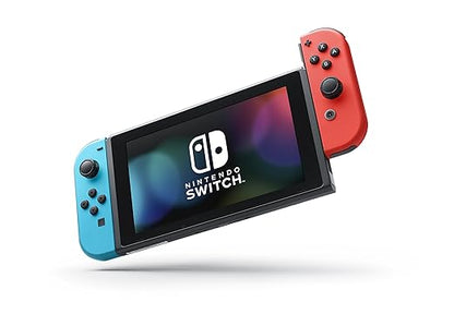 (Refurbished)Nintendo Switch with Neon Blue and Neon Red Joy‑Con