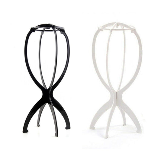 LUNA Durable Collapsible Plastic Wig Drying Stand