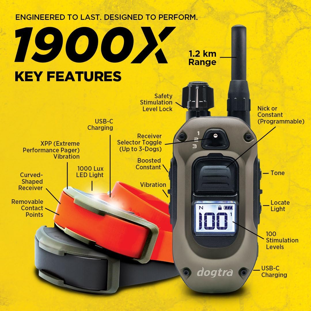The Dogtra 1900X is $200 off for a limited time! This promotion only lasts for seven days! Only 35/100 left!