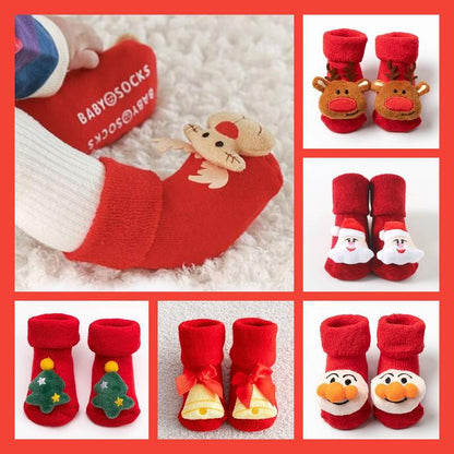 Christmas Gift For Baby🎁 100% Cotton Thick Cute Christmas Socks