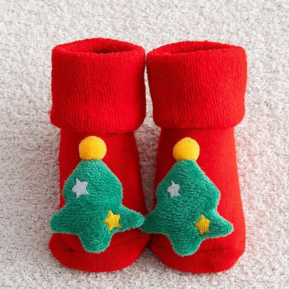 Christmas Gift For Baby🎁 100% Cotton Thick Cute Christmas Socks