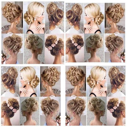 Messy Hair Bun Wrap Hair Extensions